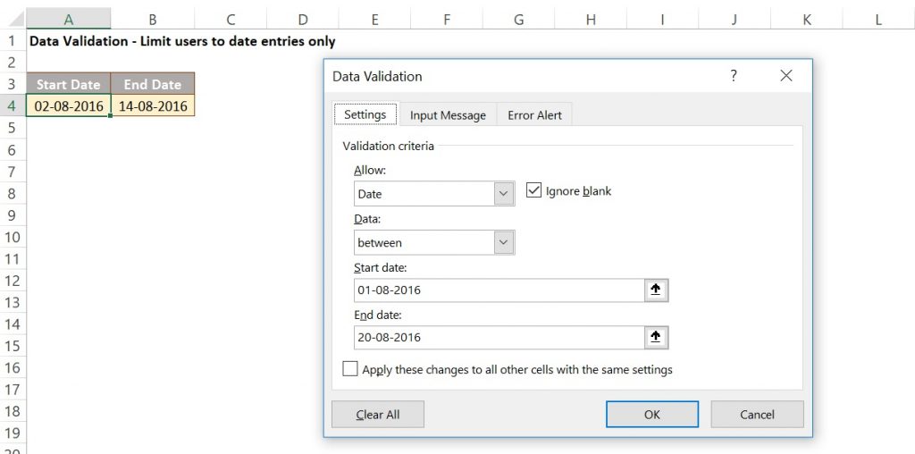 how to make a drop down of dates excel