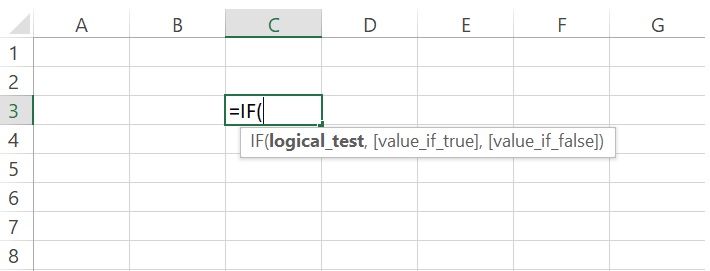 How to use the IF function in excel