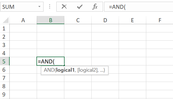 How to use logical functions in excel