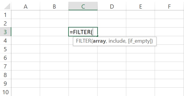New Excel Functions in Excel 2021