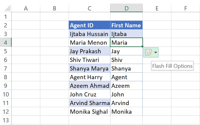 Extract the First or Last Name from a Full Name
