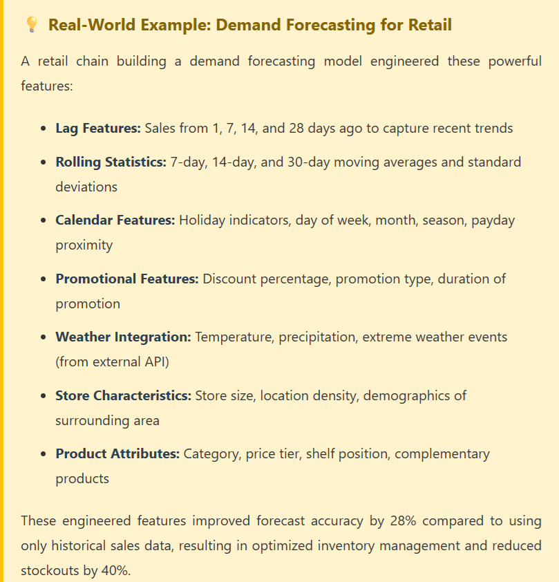 demand forecast for retail