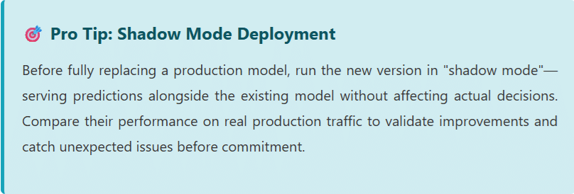 shadow model deployment