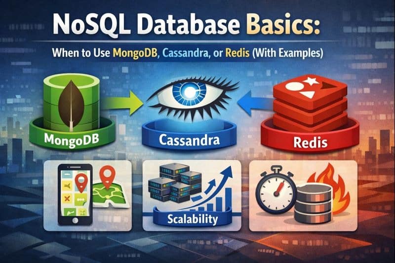 NoSQL Database Basics: When to Use MongoDB, Cassandra, or Redis (With Examples) 1 no sql database